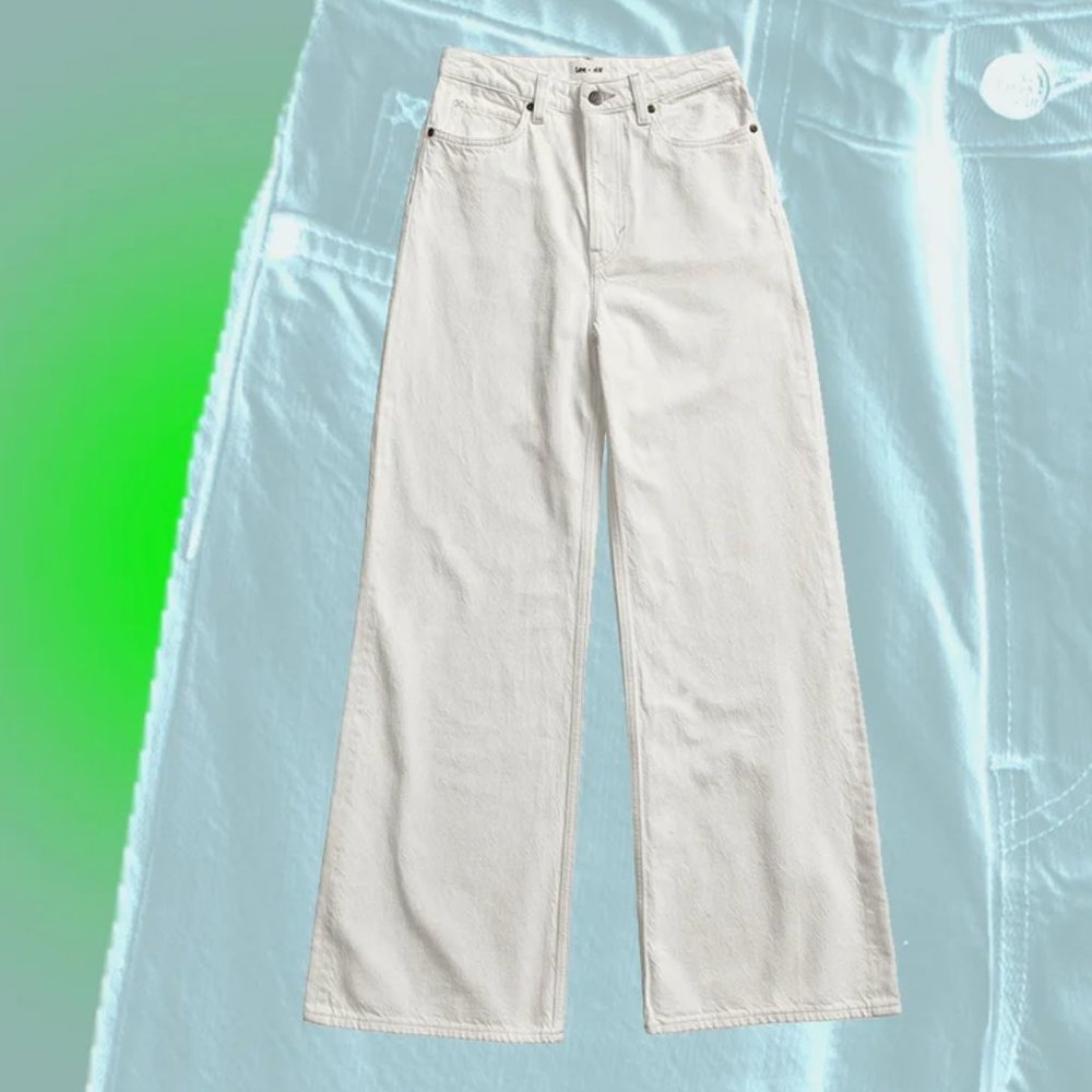NWT Lee x H&M Size 8 Wide-Leg Jeans